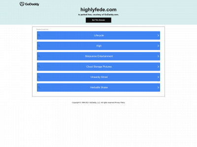 highlyfede.com snapshot