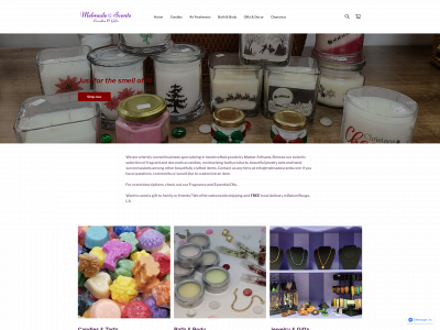 www.melmadescents.com snapshot