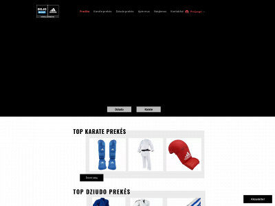 dojoshop.lt snapshot
