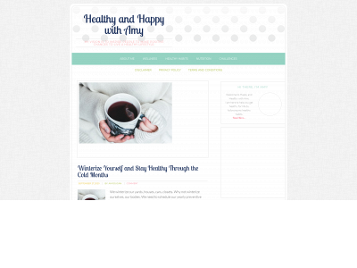 healthyandhappywithamy.com snapshot