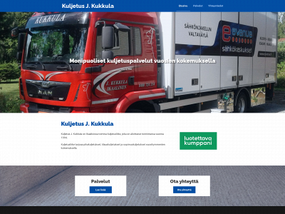 kuljetuskukkula.fi snapshot