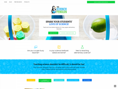 thesciencepenguin.com snapshot
