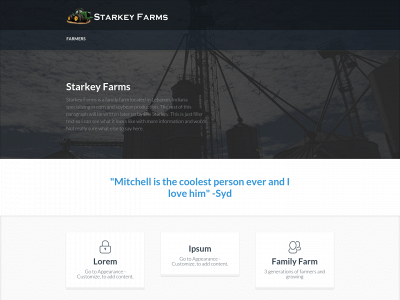 starkeyfarms.net snapshot