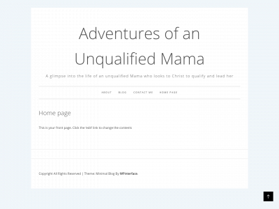 adventuresofanunqualifiedmama.com snapshot