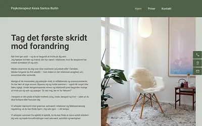 kesiapsykoterapeut.dk snapshot
