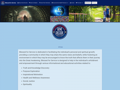 blessedforservice.org snapshot