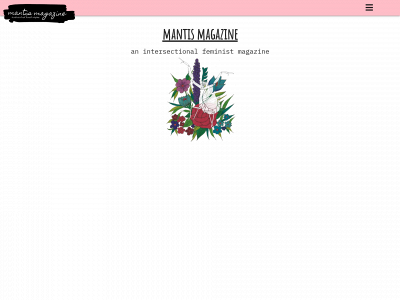 mantismagazine.com snapshot