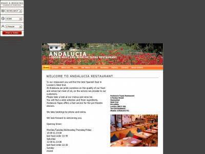 andaluciatapas.co.uk snapshot