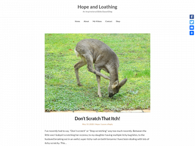 hopeandloathing.com snapshot