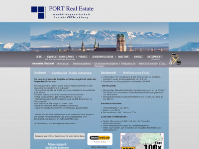 portrealestate.de snapshot