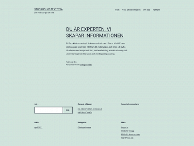 sthlmtext.se snapshot