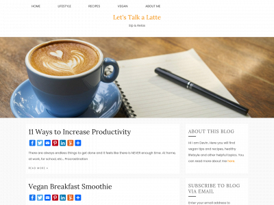 letstalkalatte.com snapshot