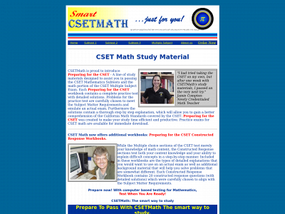 csetmath.com snapshot