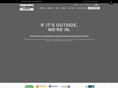 theexteriorscompanysc.com snapshot