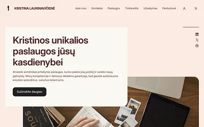 kristilauri.lt snapshot