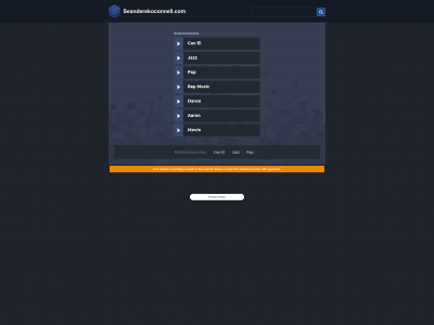 seanderekoconnell.com snapshot