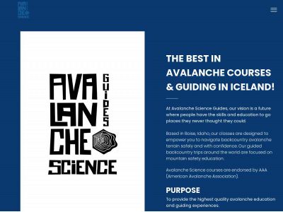 avalanchescienceguides.eu snapshot