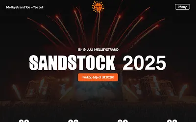 sandstockfestival.se snapshot