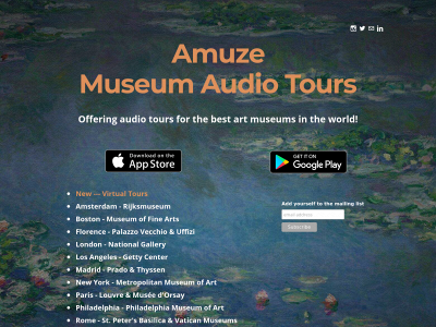www.amuzeapp.com snapshot
