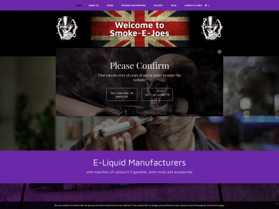 smoke-e-joes.co.uk snapshot