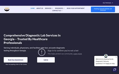 healinghandsdiagnostic.com snapshot