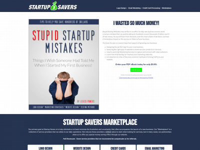 startupsavers.com snapshot