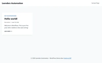 leendersautomation.com snapshot