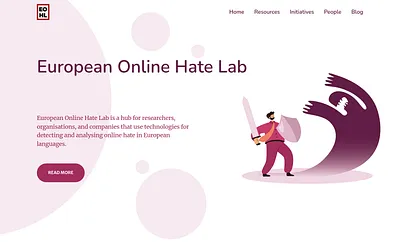 europeanonlinehatelab.eu snapshot