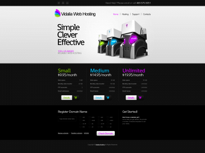 vidaliahosting.com snapshot