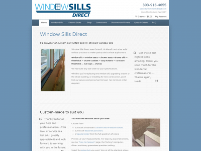 windowsillsdirect.com snapshot