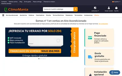 www.climamania.com snapshot