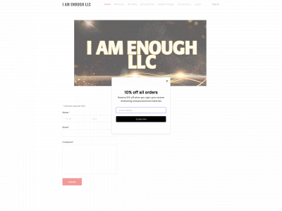 www.iamenoughshop.com snapshot