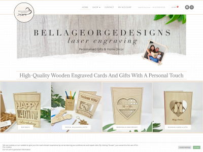 bellageorgedesigns.com snapshot