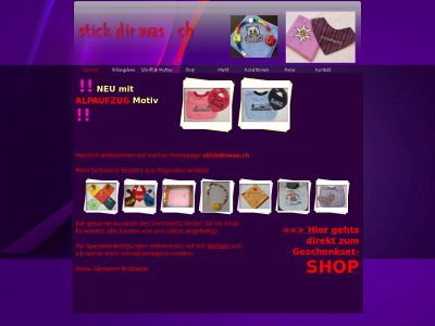 stickdirwas.ch snapshot