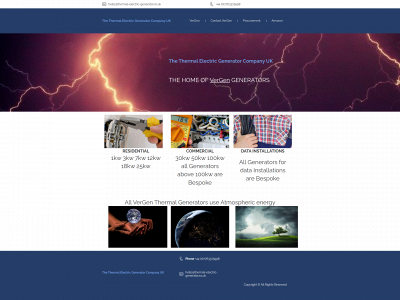 thermal-electric-generator.co.uk snapshot