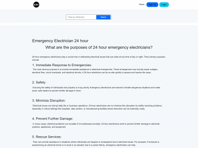 emergency-electrician-24-hour.co.uk snapshot