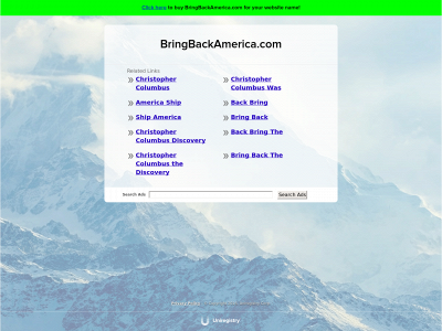 bringbackamerica.com snapshot