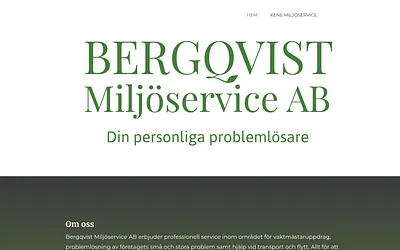 bergqvistmiljoservice.se snapshot