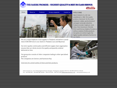 saksriindustry.co.th snapshot