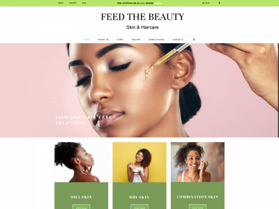 feedthebeauty.org snapshot