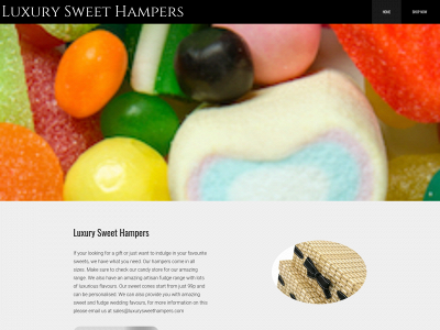 luxurysweethampers.com snapshot