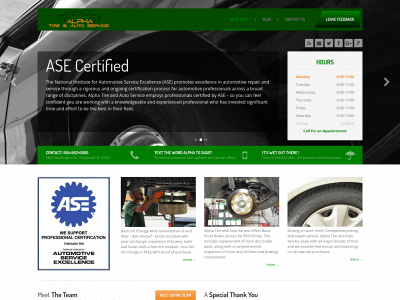 alphatireauto.com snapshot