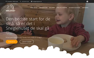 sneglehusetvarde.dk snapshot