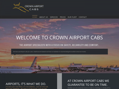 crownairportcabs.co.uk snapshot