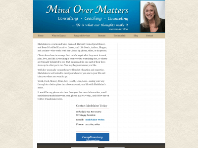madelaineweiss.com snapshot