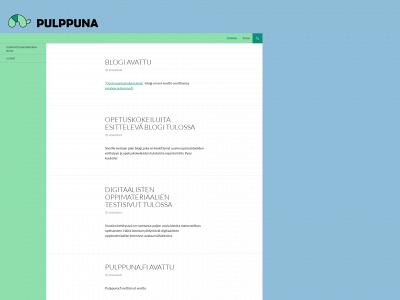 pulppuna.fi snapshot