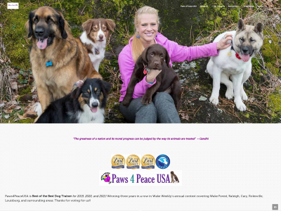 paws4peaceusa.com snapshot
