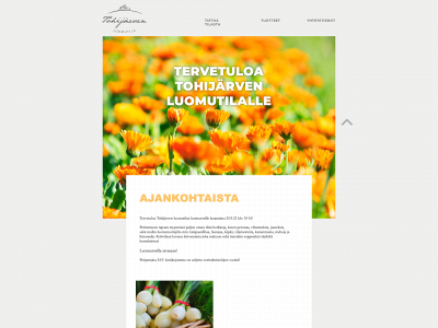 tohijarvenluomu.fi snapshot