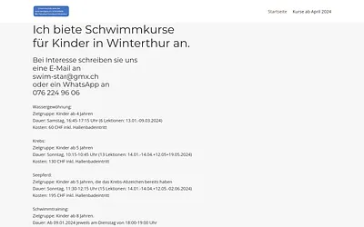 schwimmschule-swimstar.ch snapshot