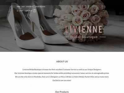 liviennebridal.ca snapshot